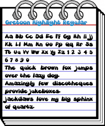 Gretoon Highlight Font