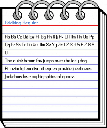 Gridking Regular Font