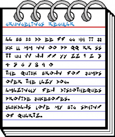 Grungelings Regular Font