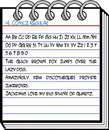 HL Comic2 Font