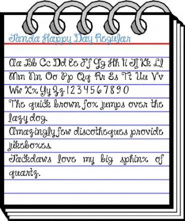 Janda Happy Day Font