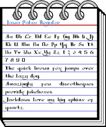 Jawa Palsu Regular Font