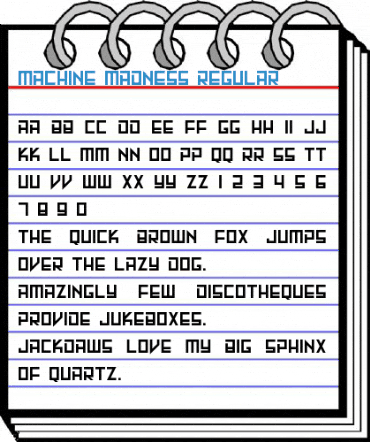 Machine Madness Font