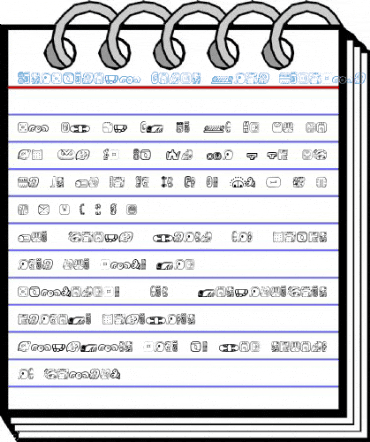 MesoAmerica Dings Four Regular Font