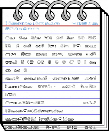 MesoAmerica Dings Three Regular Font