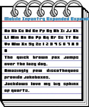 Mobile Infantry Expanded Font