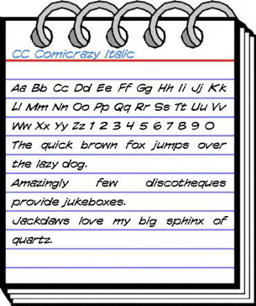 CC Comicrazy Font