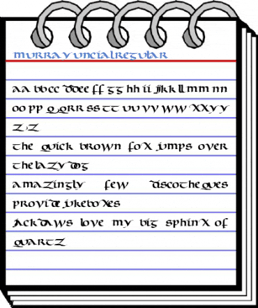 Murray Uncial Regular Font