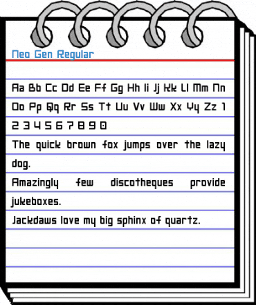 Neo Gen Font