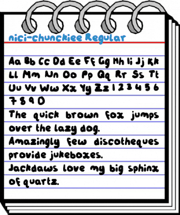 nici-chunckiee Regular Font