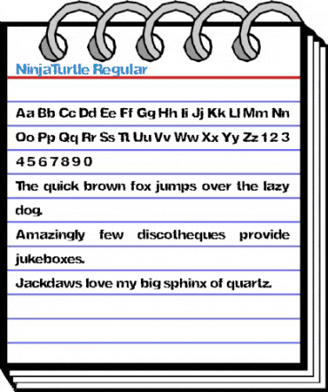 NinjaTurtle Font