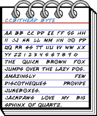 CCBithead Byte Font