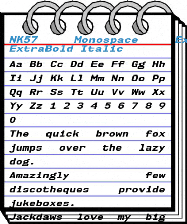 NK57 Monospace Font