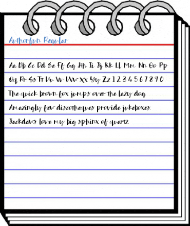 Authorfun Font