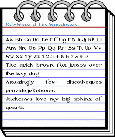 Oz'sWizard Font