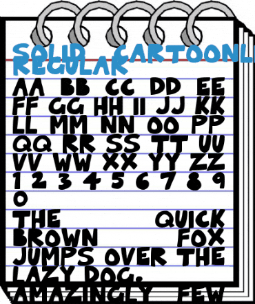 Solid Cartoonlings Regular Font