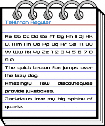 Tektrron Regular Font