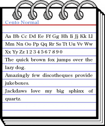Cento Normal Font