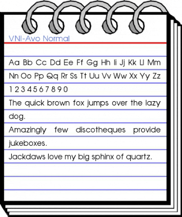 VNI-Avo Font