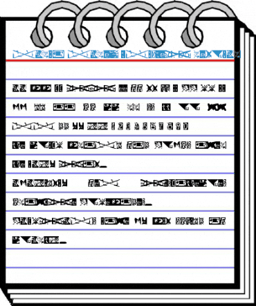 Wario Ware: Twisted Font