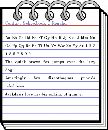 Century Schoolbook T Font