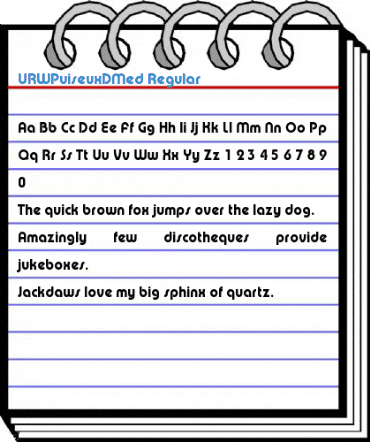 URWPuiseuxDMed Font