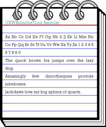 URWRogulusTLig Regular Font