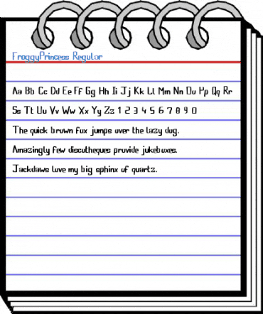 FroggyPrincess Font