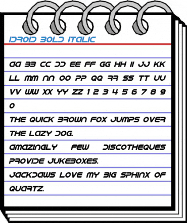 IDroid Font