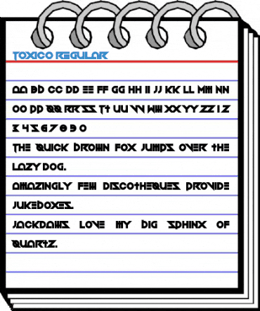 Toxico Regular Font