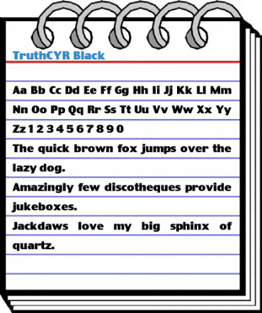 TruthCYR Font