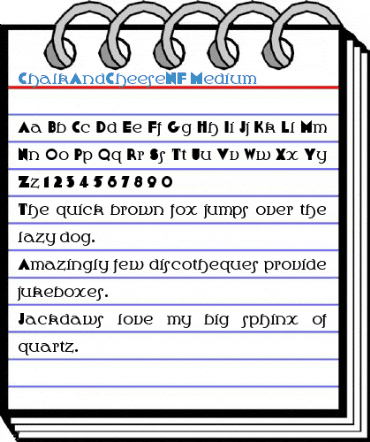 ChalkAndCheeseNF Font