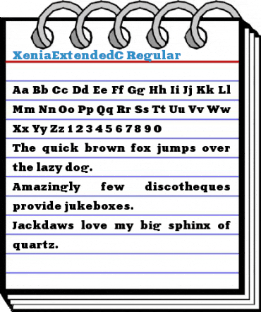 XeniaExtendedC Font