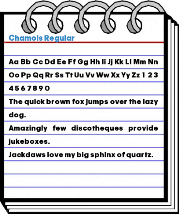 Chamois Regular Font