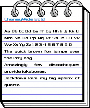 ChaneyWide Font