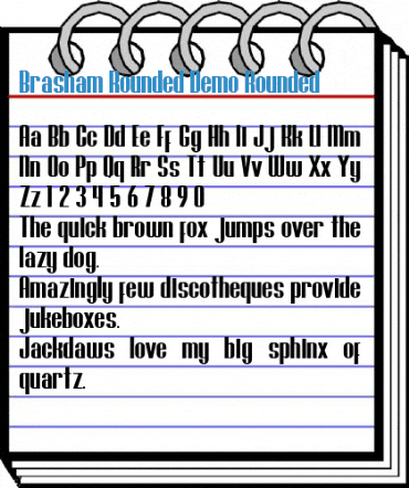 Brasham Rounded Demo Rounded Font