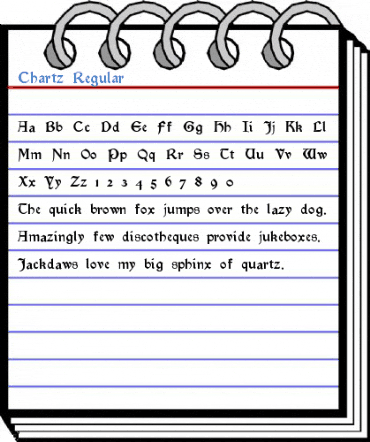Chartz Regular Font