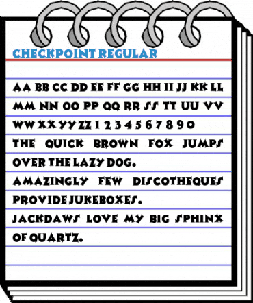Checkpoint Font