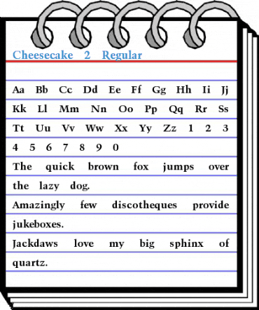 Cheesecake 2 Regular Font