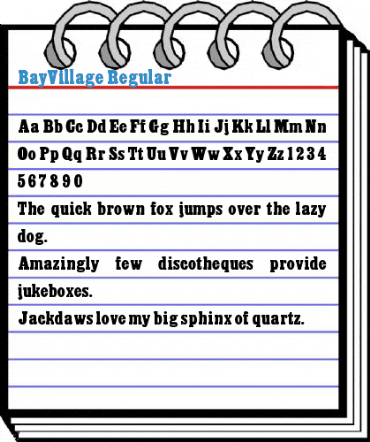 BayVillage Regular Font