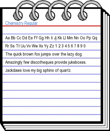 Chemistry Font