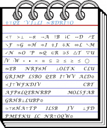 Math Symbol Regular Font