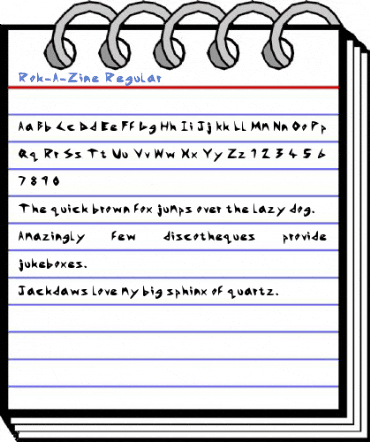 Rok-A-Zine Regular Font