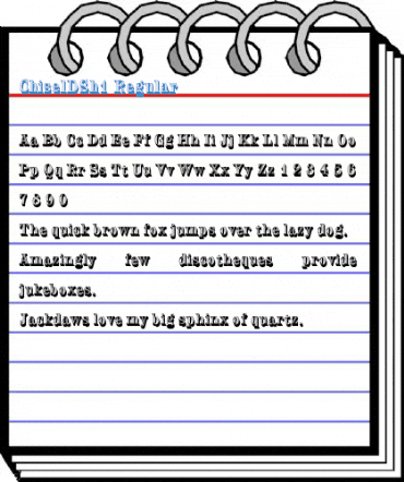 ChiselDSh1 Regular Font