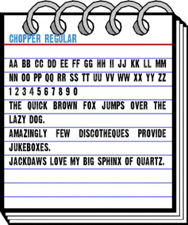 Chopper Regular Font