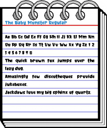 The Baby Monster Font