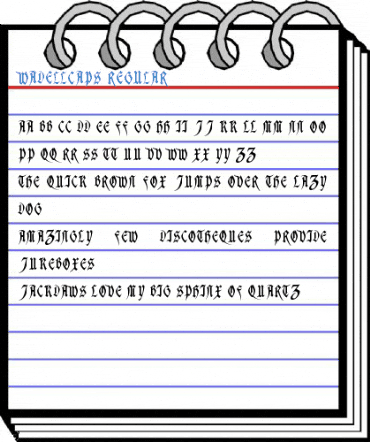 WadellCaps Font