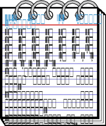 CIA Code 39 Medium Text Font