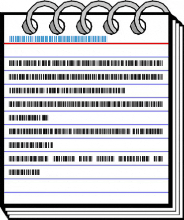 3 of 9 Barcode Regular Font