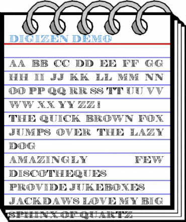 Digizen Demo Font